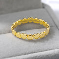 Set Romántico: Anillo Corazón + Collar Doble Círculo