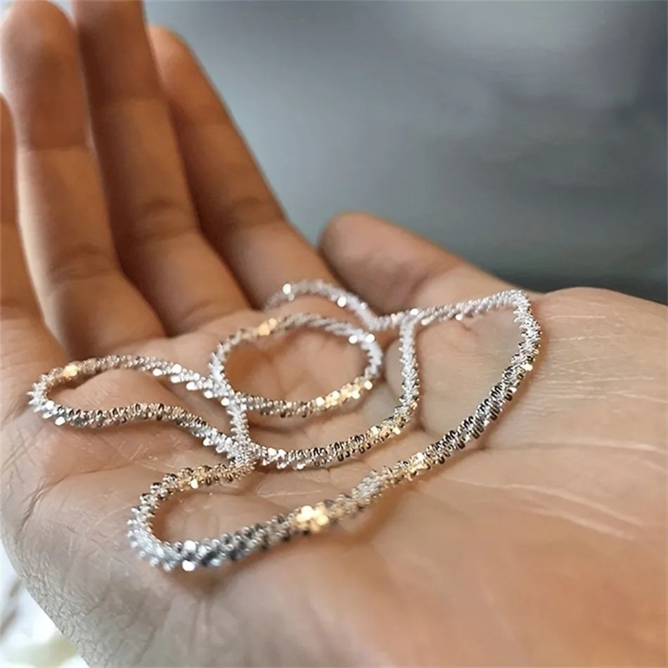Cadena Brillante de Plata 925 de 2 mm