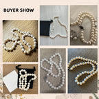 Collar de Perlas de Agua Dulce con Cierre de Plata 925