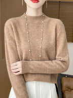Jersey de Lana Merino con Cuello Perkins