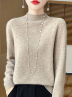Jersey de Lana Merino con Cuello Perkins