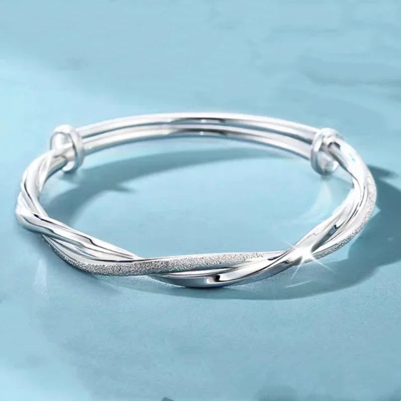 Brazalete Abierto Pavo Real de Plata 925