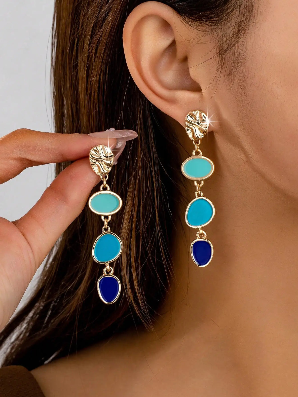 Pendientes Esmaltados de Colores