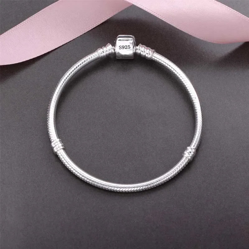 Pulsera Serpiente Lisa de Plata 925