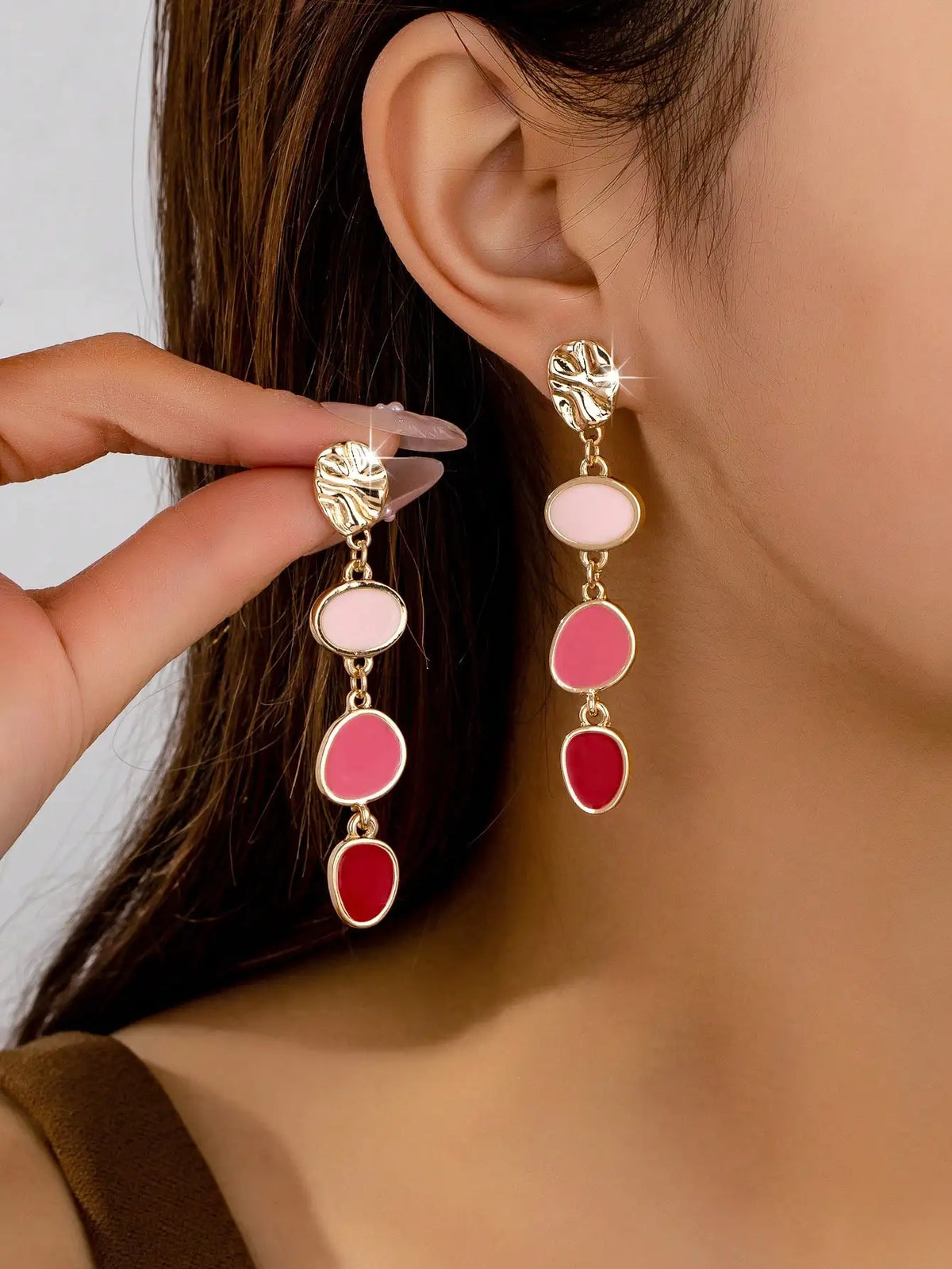Pendientes Esmaltados de Colores
