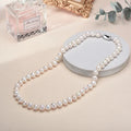 Collar de Perlas de Agua Dulce con Cierre de Plata 925