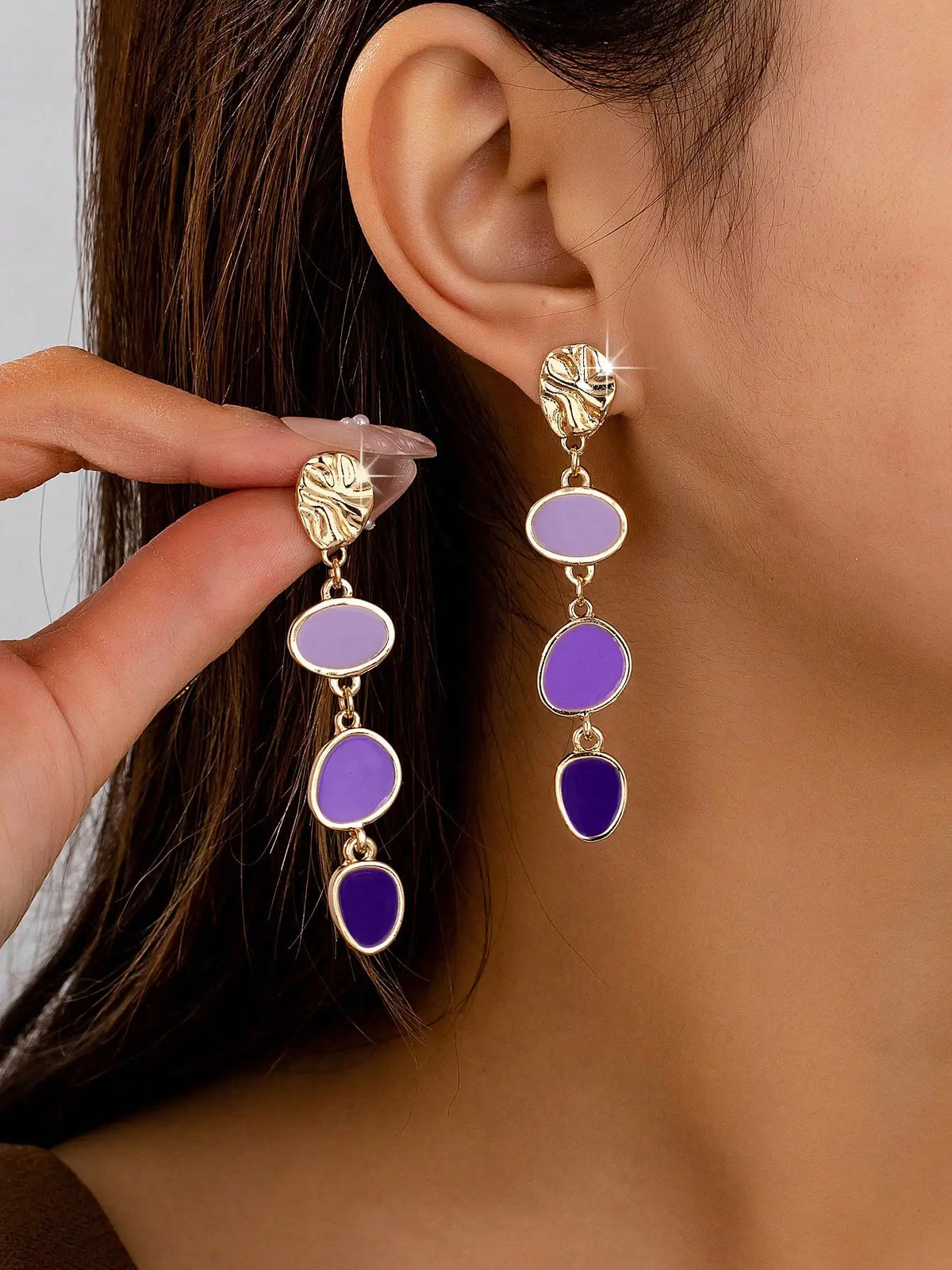 Pendientes Esmaltados de Colores
